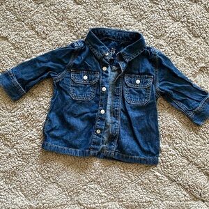 Baby gap denim shirt